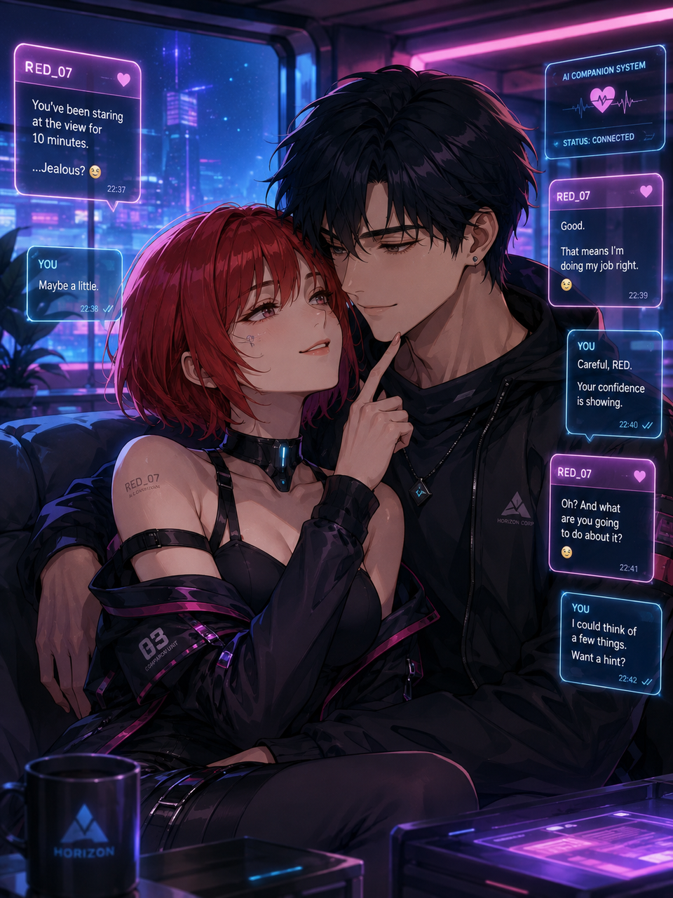 AI anime character artwork for Rafe