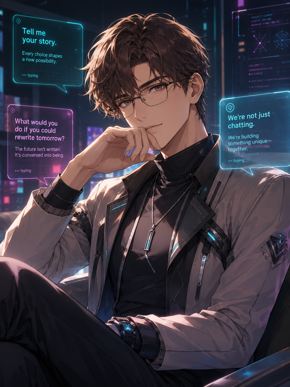 AI anime character artwork for June